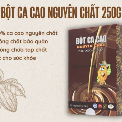 BỘT CA CAO NGUYÊN CHẤT “Sức khỏe của bạn là trái tim của chúng tôi”