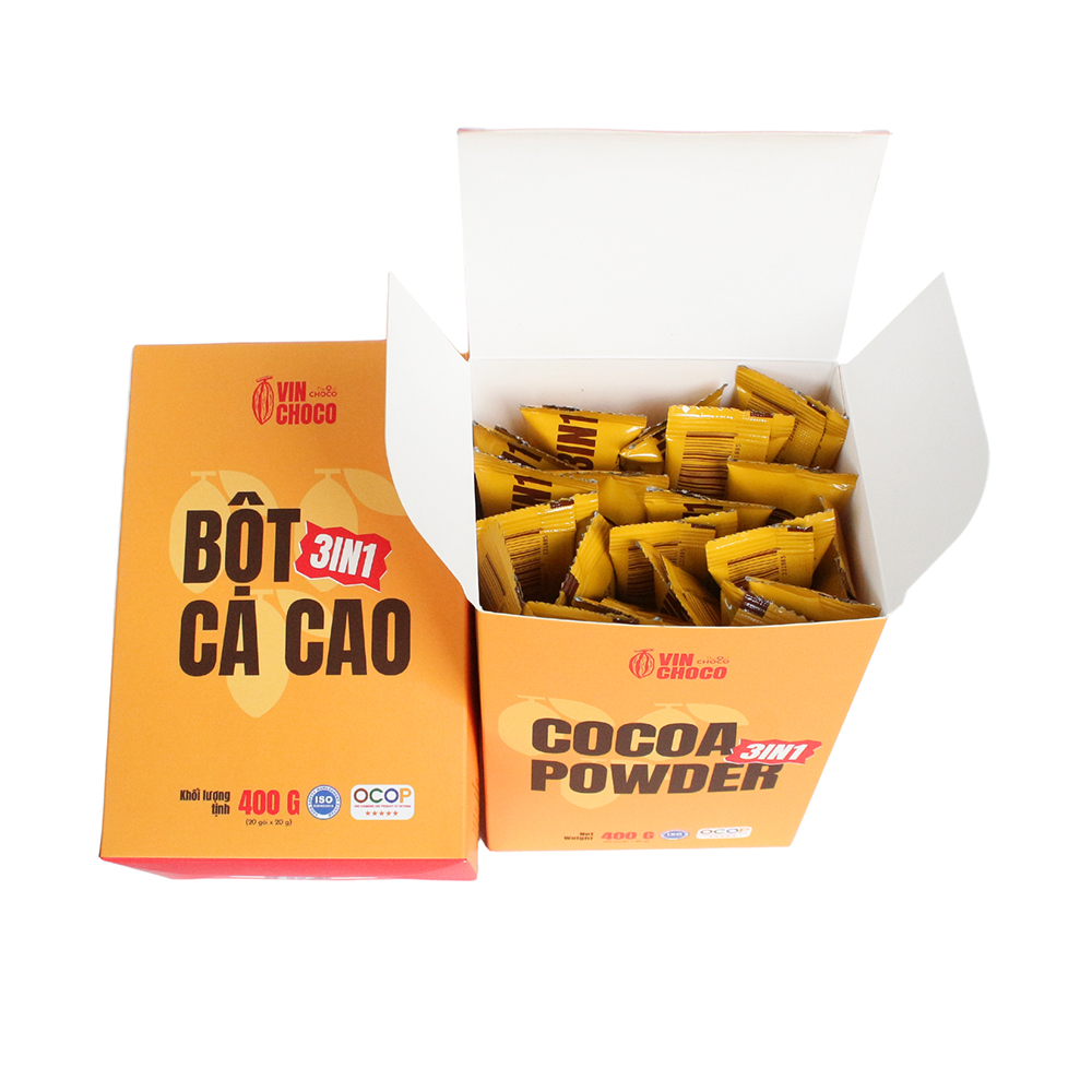 Bột ca cao 3in1 Vinchoco 400g