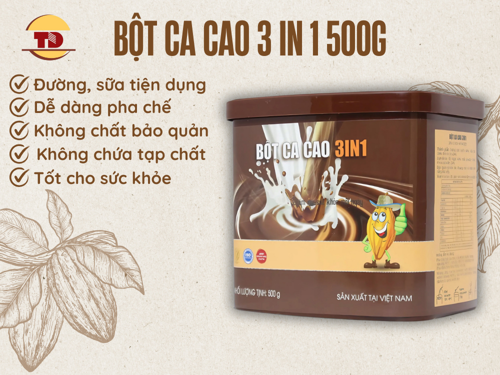 CACAO 3 IN 1 500G