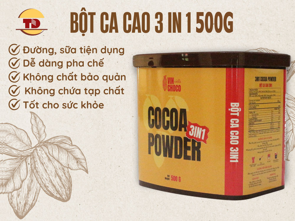 CACAO 3 IN POWDER 1 500G