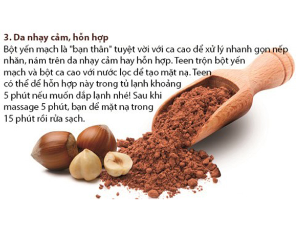 Đối với da nhậy cảm, hỗn hợp thì rất an toàn